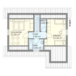 Schwedenhaus Braunlage Grundriss Dachgeschoss