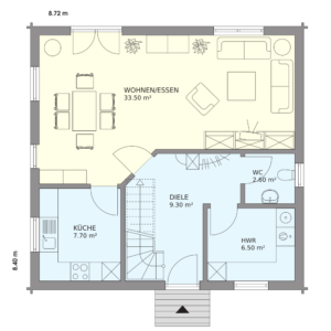 Schwedenhaus Jesteburg Grundriss Erdgeschoss