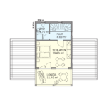 Schwedenhaus Korfu Grundriss Obergeschoss