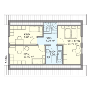 Schwedenhaus Walsrode Grundriss Dachgeschoss