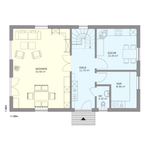 Schwedenhaus Walsrode Grundriss Erdgeschoss