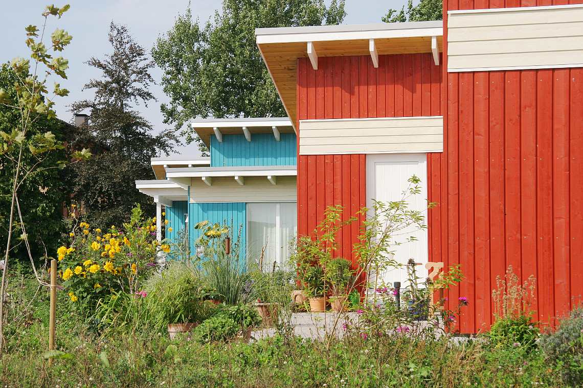 Schwedenhäuser für Wohnanlagen